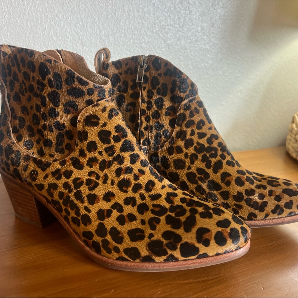 UGG Leopard Print Ankle Booties